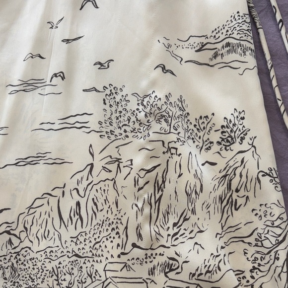 H&M Cream and Gray Long Sleeve Dress - Picture 14 of 14